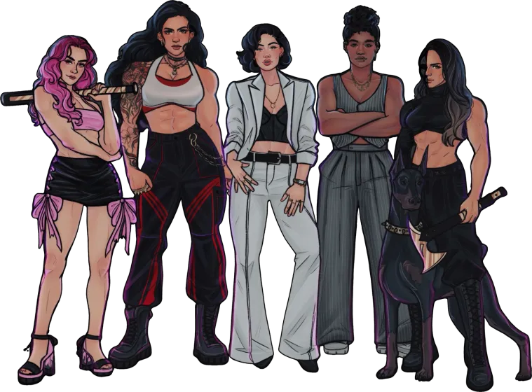 The Wildcats, Five women. One vigilante group.